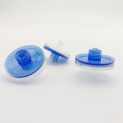 医療または研究室用途向け33mm PES親水性フィルター、ルアーコネクタ付き